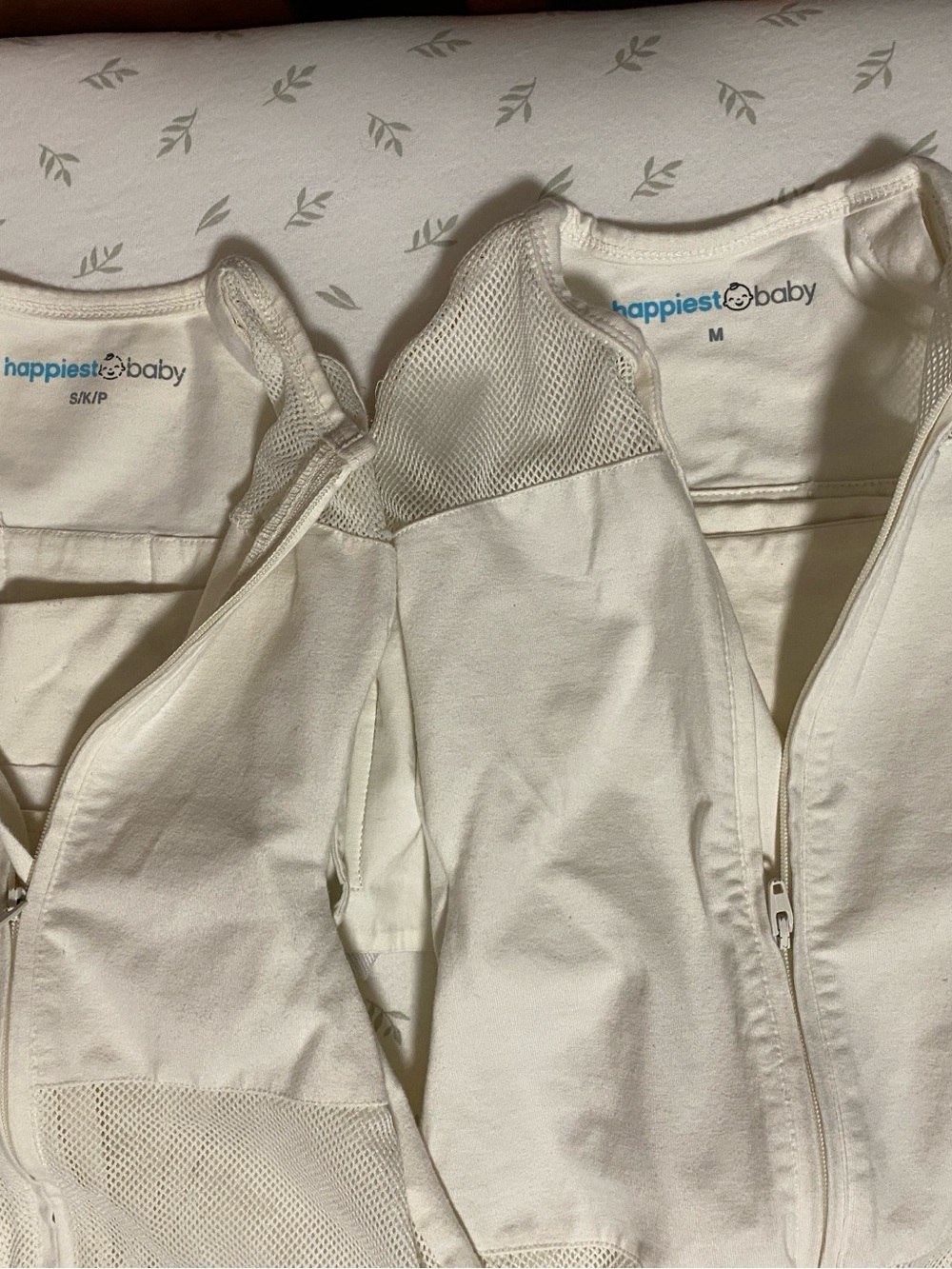 Happiest Baby White Baby Sleep Sacks - Set of 2
